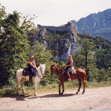Horse riding near Quillan